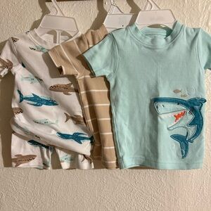 Carter’s Shark Print Pajamas and T-Shirts